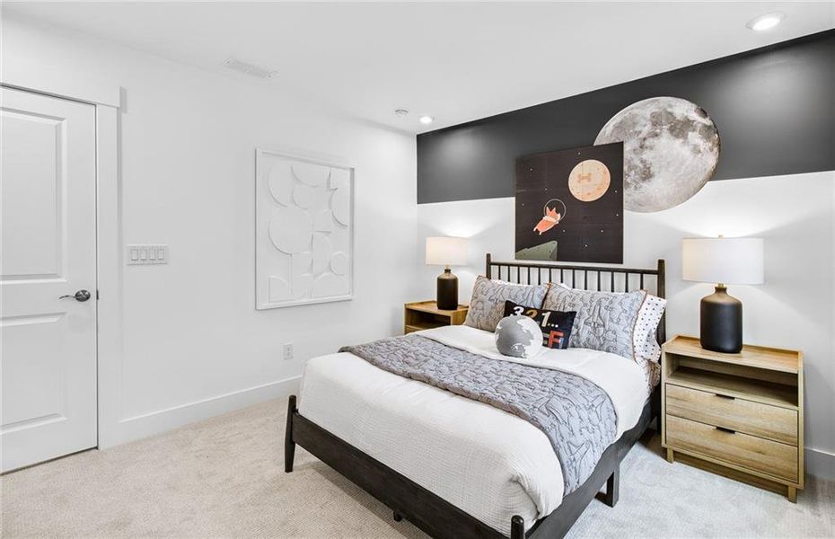 Furnished interior view inside a new home in Rose Creek, Cumming (Image 42).