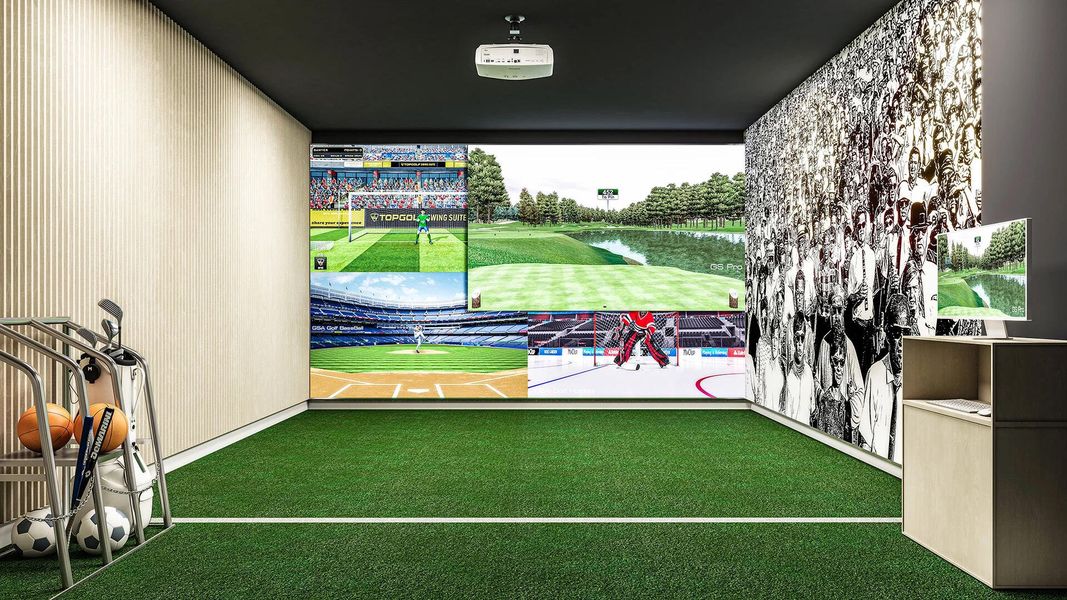 Golf Simulator (Rendering) Golf Simulator (Rendering)