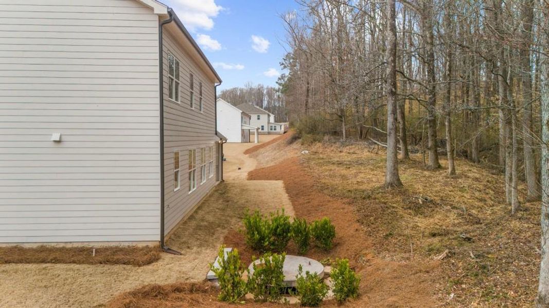 Exterior details and patio area of a home in , Canton (Image 4).