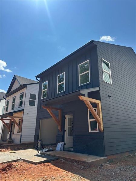 Front exterior of a new home in , Cleveland, GA, highlighting curb appeal (Image 17).