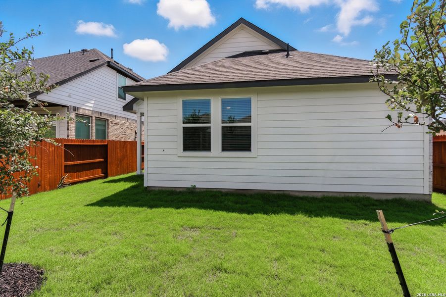 Exterior details and patio area of a home in Stillwater Ranch, San Antonio (Image 17).