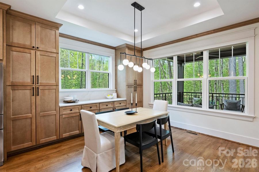 Furnished interior view inside a new home in , Charlotte (Image 31).