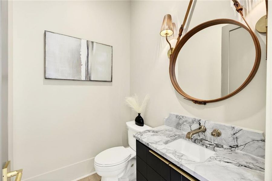 Furnished interior view inside a new home in , Atlanta (Image 32).