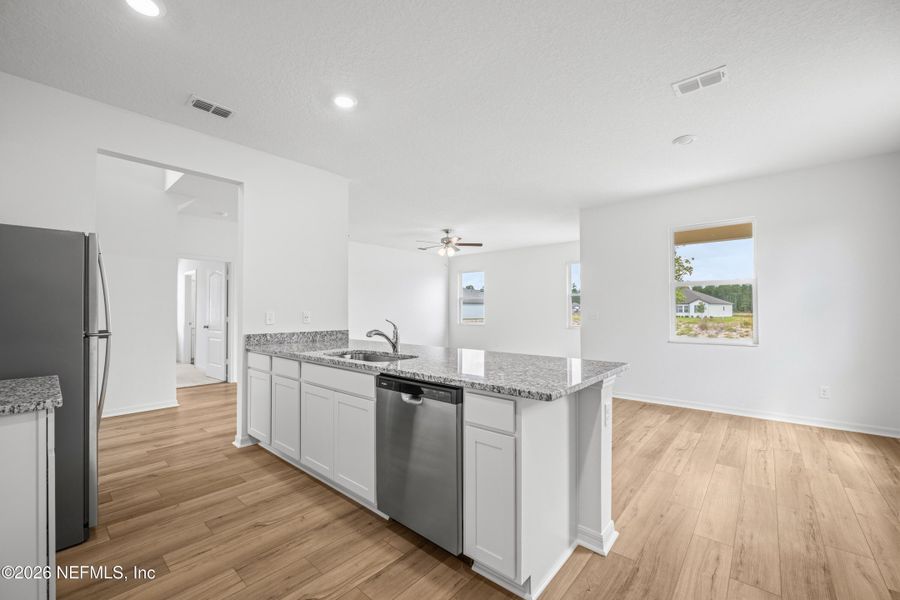 Furnished interior view inside a new home in Westport Landing, Jacksonville (Image 13).