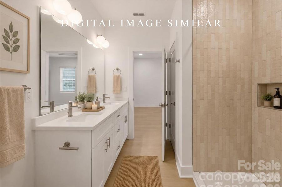 Furnished interior view inside a new home in , Charlotte (Image 5).