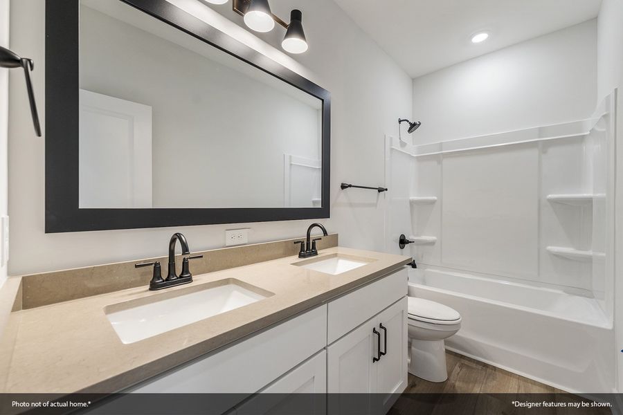 Furnished interior view inside a new home in Cottages at Lake Emory, Inman (Image 11).