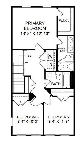 2D floor plan layout of this home in , Summerville, SC (Image 6).