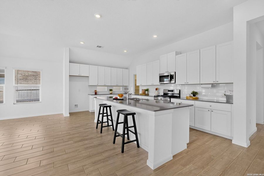 Furnished interior view inside a new home in , San Antonio (Image 12).