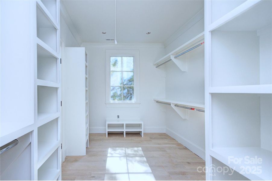 Primary closet Primary closet