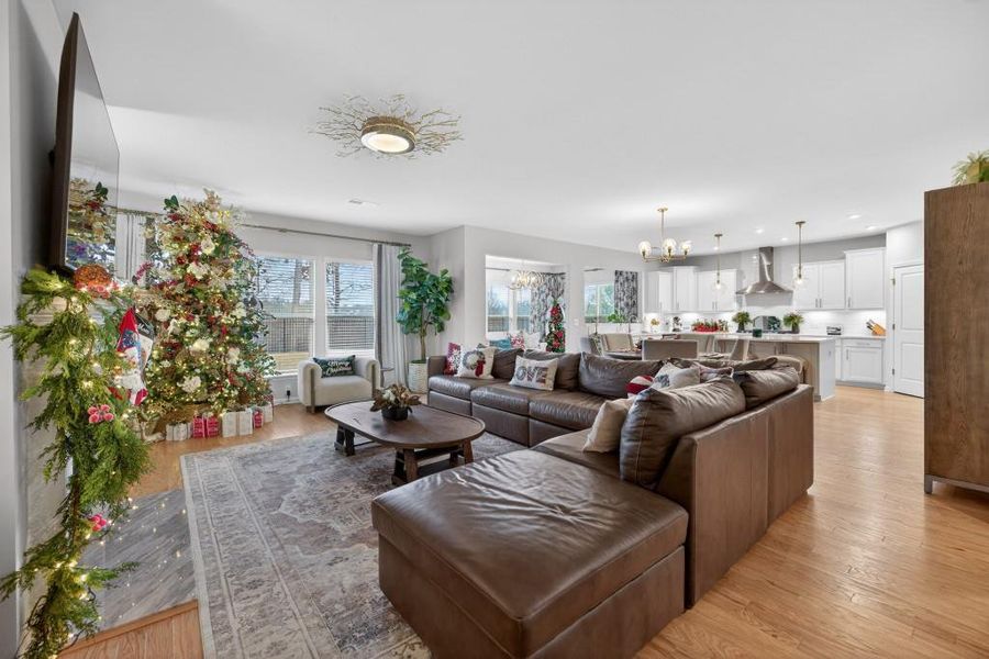 Furnished interior view inside a new home in Reunion, Flowery Branch (Image 51). Furnished interior view inside a new home in Reunion, Flowery Branch (Image 51).