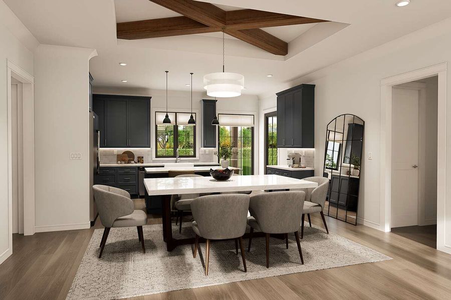 Representative furnished interior of a home built from the Canyon Plan by Zeal Home Builders in Patti Lynn Hills, Paradise (Image 8).