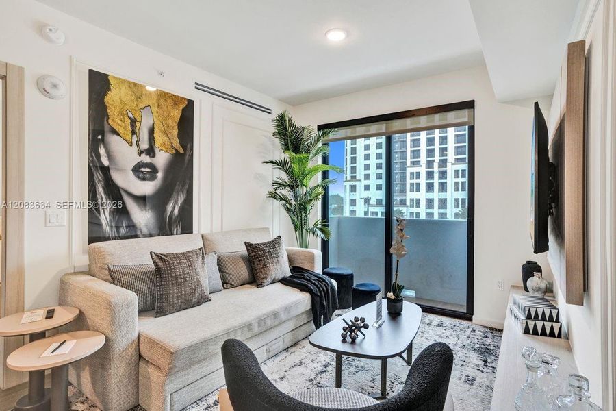 Furnished interior view inside a new home in , Coral Gables (Image 5). Furnished interior view inside a new home in , Coral Gables (Image 5).