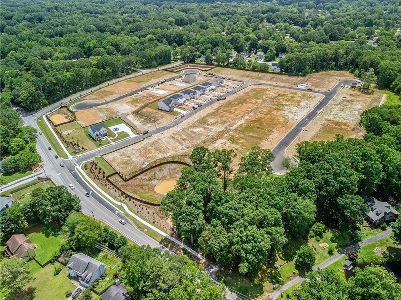 Site preparation for new homesites in Oak Grove Glen, Snellville (Image 30). Site preparation for new homesites in Oak Grove Glen, Snellville (Image 30).