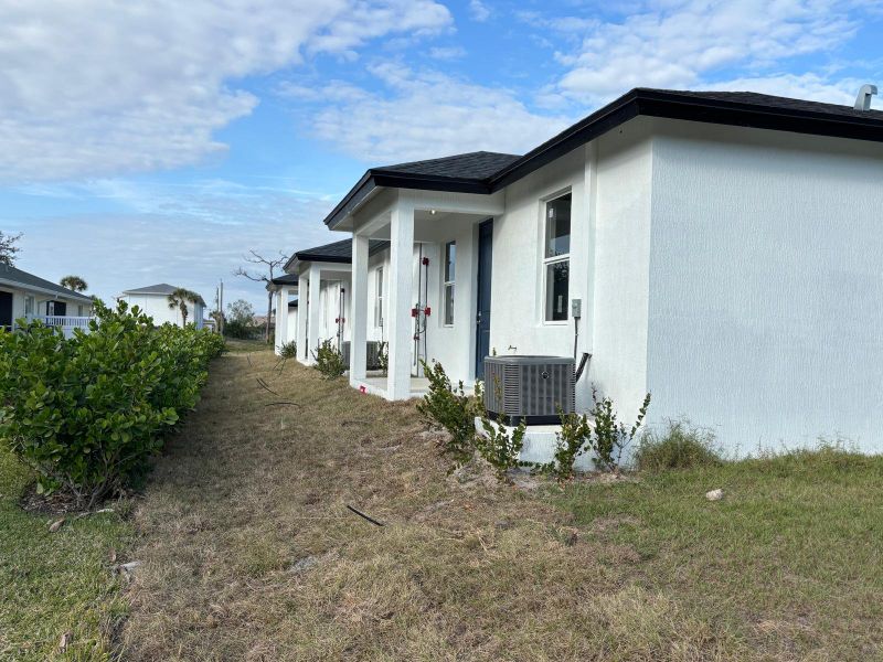 Exterior details and patio area of a home in , Placida (Image 3). Exterior details and patio area of a home in , Placida (Image 3).