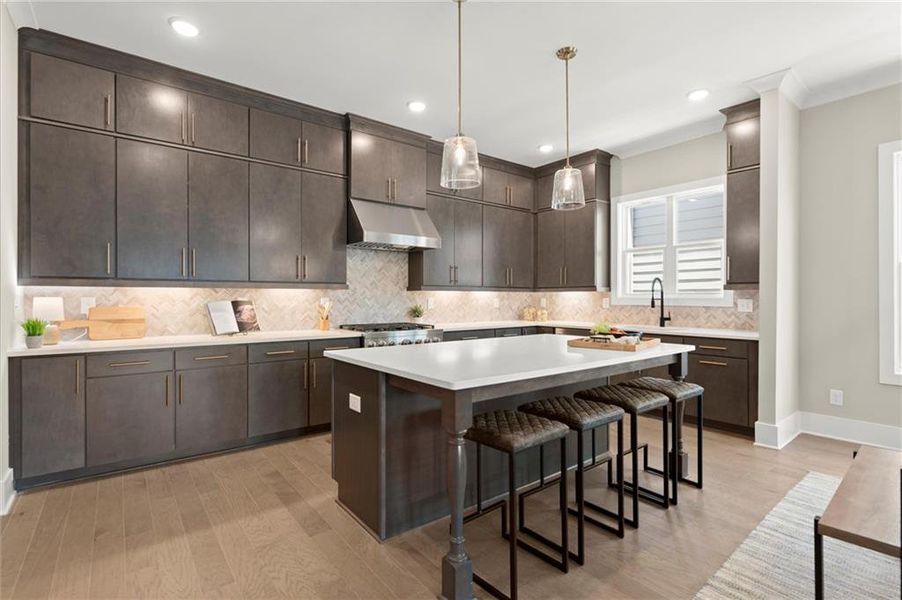 Furnished interior view inside a new home in West Town, Atlanta (Image 35). Furnished interior view inside a new home in West Town, Atlanta (Image 35).