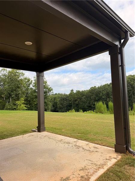 Exterior details and patio area of a home in Creekside, Dawsonville (Image 30).