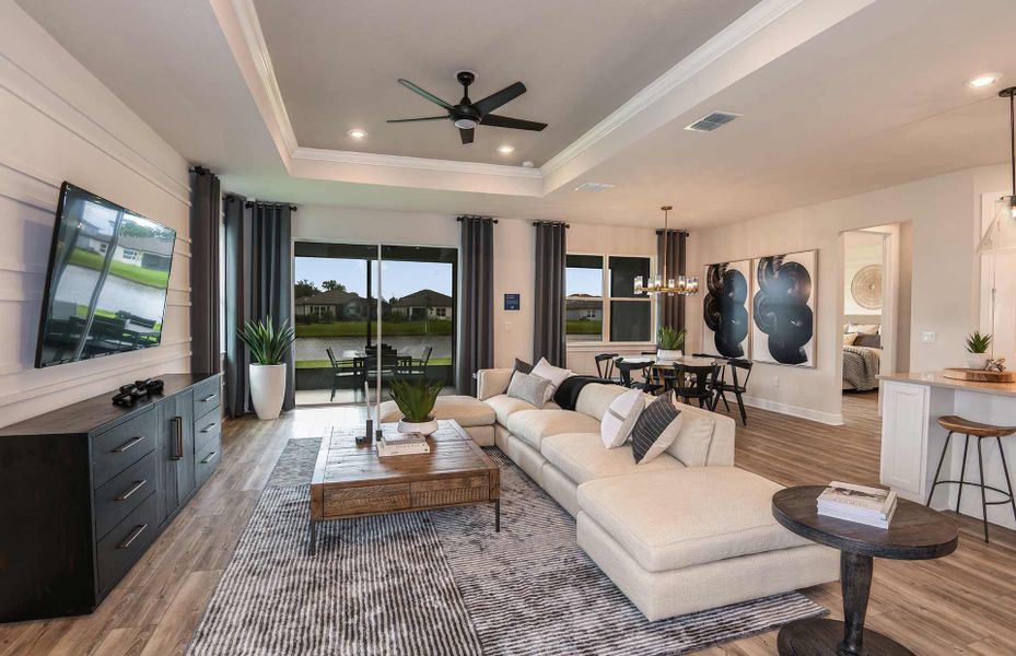 Furnished interior view inside a new home in Spencer Glen, Riverview (Image 14).