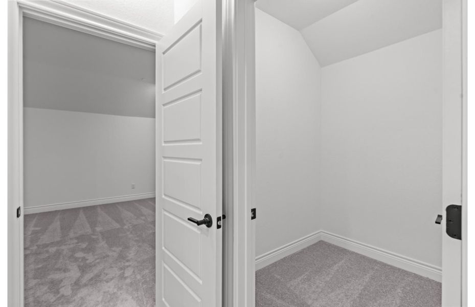 Representative unfurnished interior of a home built from the Hillsboro by Pulte Homes in Bison Ridge, San Antonio (Image 9). Representative unfurnished interior of a home built from the Hillsboro by Pulte Homes in Bison Ridge, San Antonio (Image 9).