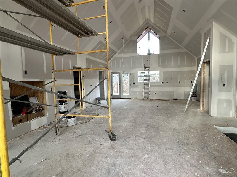 In-progress construction of a new home in , Talking Rock, GA (Image 11).