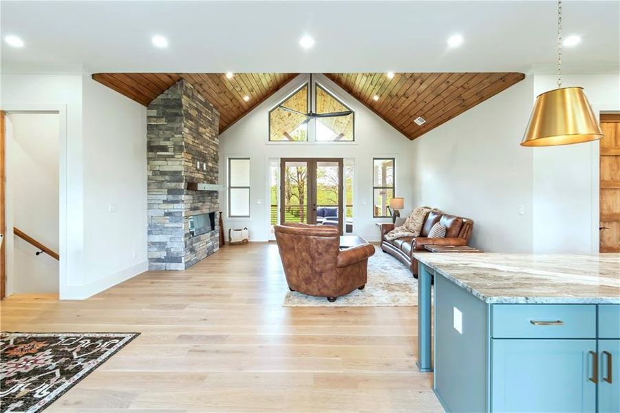 Furnished interior view inside a new home in , Blairsville (Image 71).