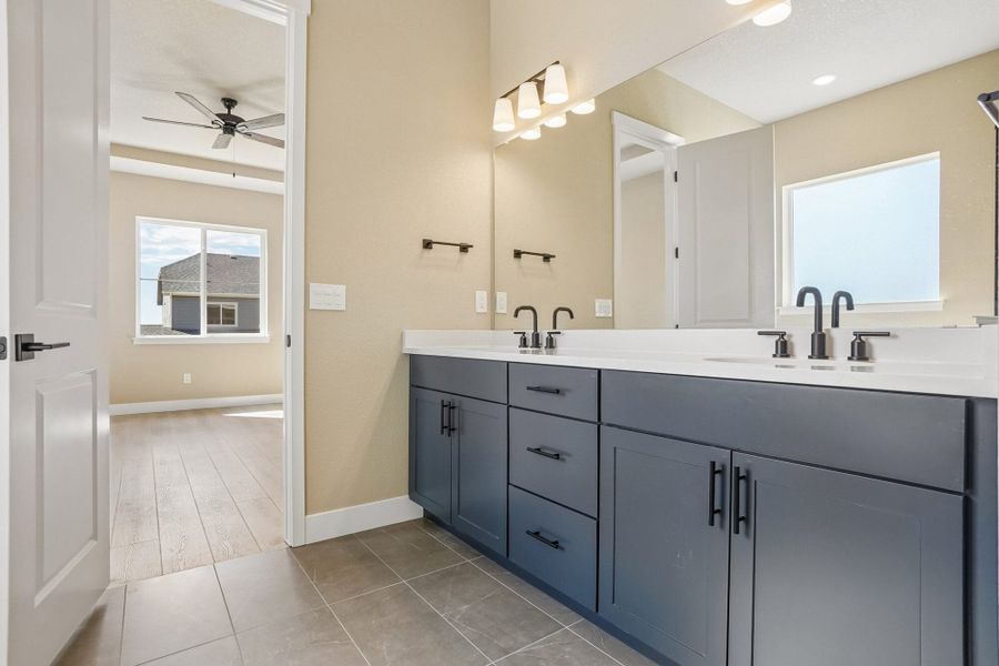 Furnished interior view inside a new home in Jackson Creek North, Monument (Image 18).
