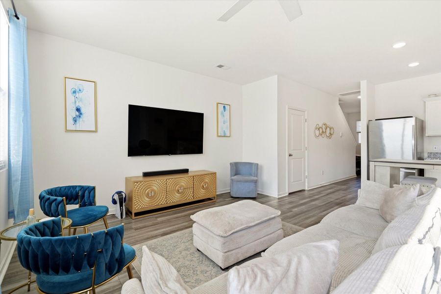 Furnished interior view inside a new home in , Summerville (Image 16). Furnished interior view inside a new home in , Summerville (Image 16).