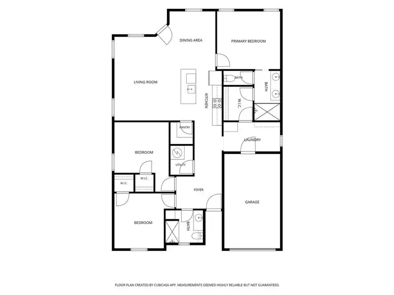2D floor plan layout of this home in , Granbury, TX (Image 5). 2D floor plan layout of this home in , Granbury, TX (Image 5).