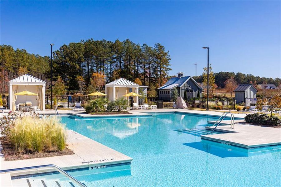 Community amenities in Soleil Belmont Park, Canton (Image 11).