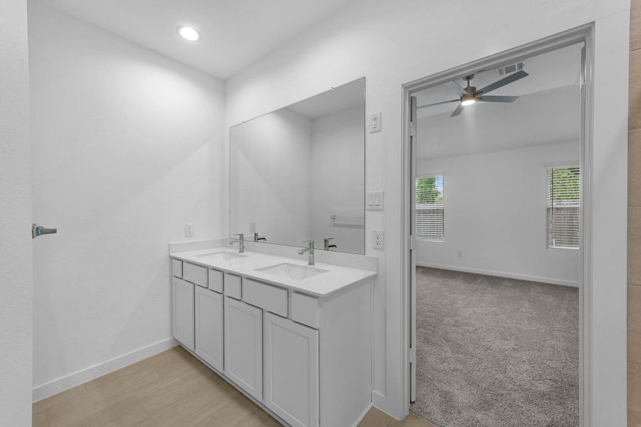 Furnished interior view inside a new home in Cypresswood Landing, Humble (Image 7).
