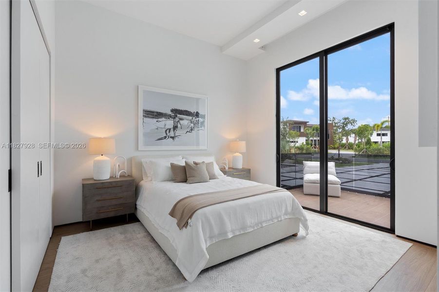 Furnished interior view inside a new home in , Davie (Image 36).