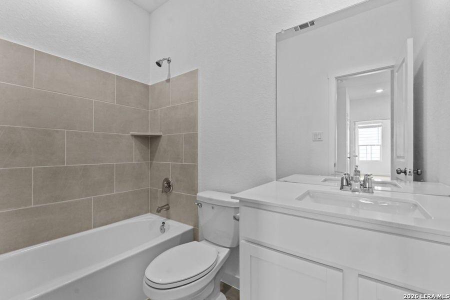 Furnished interior view inside a new home in Brookmill, San Antonio (Image 9). Furnished interior view inside a new home in Brookmill, San Antonio (Image 9).