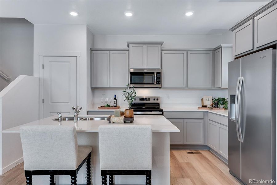 Furnished interior view inside a new home in Revere at Johnstown, Johnstown (Image 17). Furnished interior view inside a new home in Revere at Johnstown, Johnstown (Image 17).