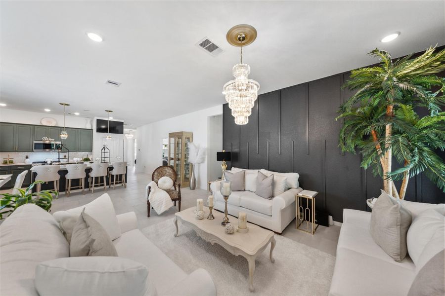 Furnished interior view inside a new home in Audubon - Terrace Collection, Magnolia (Image 15).