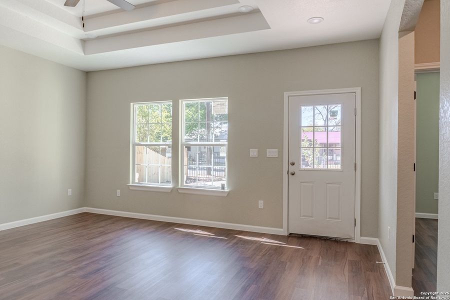 Spacious, unfurnished interior of a new home in , San Antonio (Image 32). Spacious, unfurnished interior of a new home in , San Antonio (Image 32).