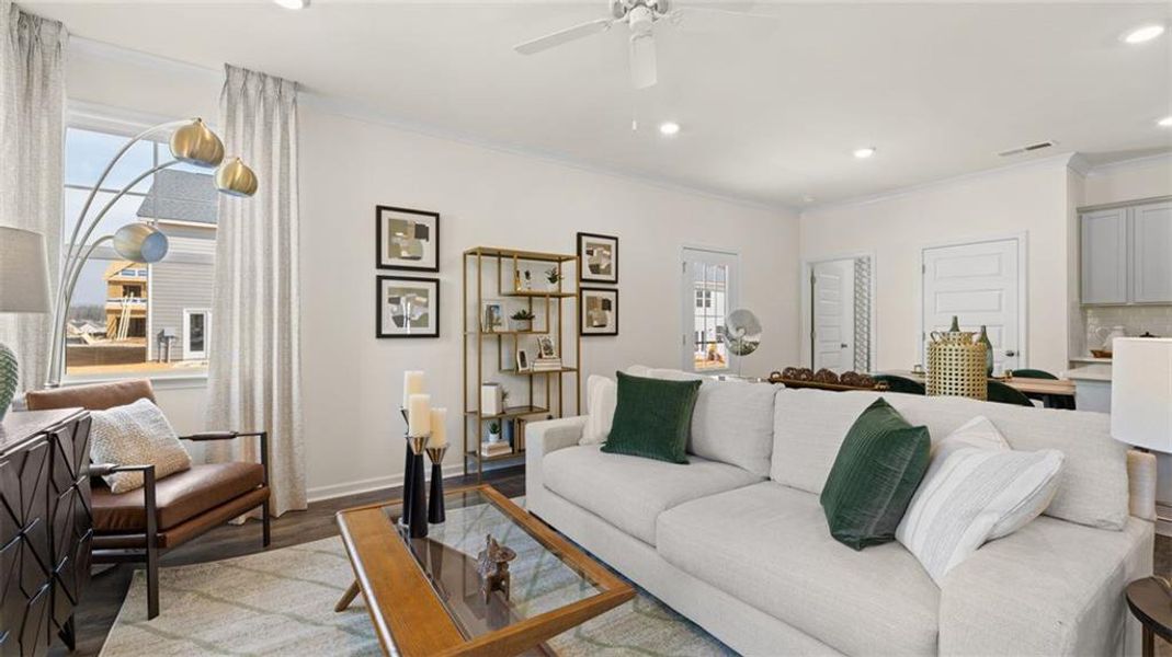 Furnished interior view inside a new home in Independence Villas and Townhomes, Loganville (Image 21). Furnished interior view inside a new home in Independence Villas and Townhomes, Loganville (Image 21).