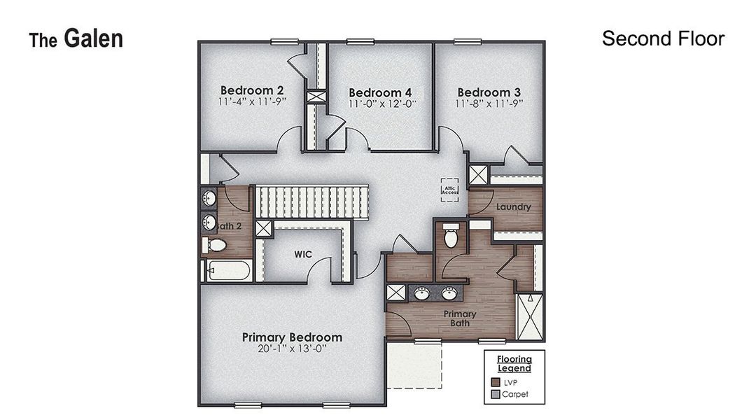 2D floor plan layout of this home in Bella Point, Bolivia, NC (Image 5).