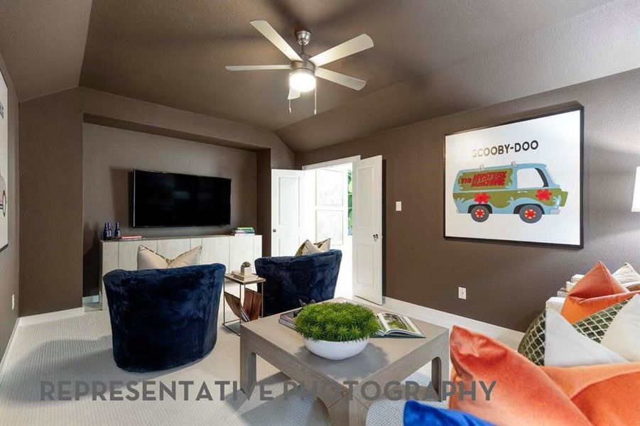 Furnished interior view inside a new home in Mosaic, Celina (Image 12).