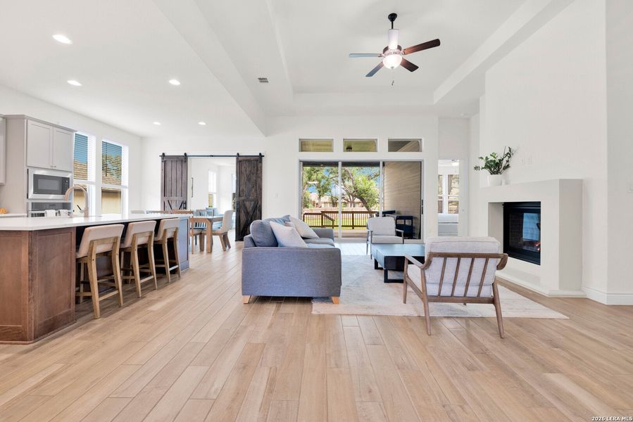 Furnished interior view inside a new home in , Boerne (Image 29).