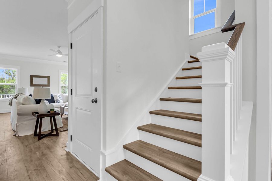 Furnished interior view inside a new home in , Charleston (Image 8).