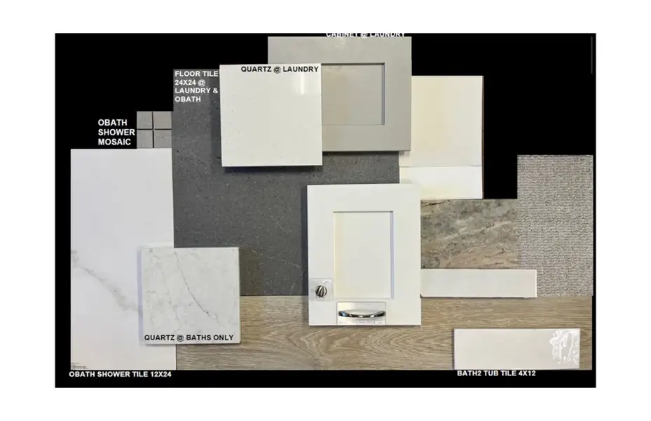Sample of building materials used in homes in Del Webb at Rocking K, Tucson (Image 4). Sample of building materials used in homes in Del Webb at Rocking K, Tucson (Image 4).