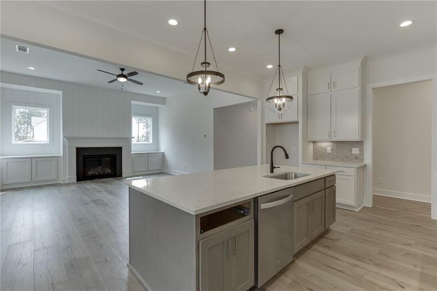 Furnished interior view inside a new home in , Cumming (Image 12).