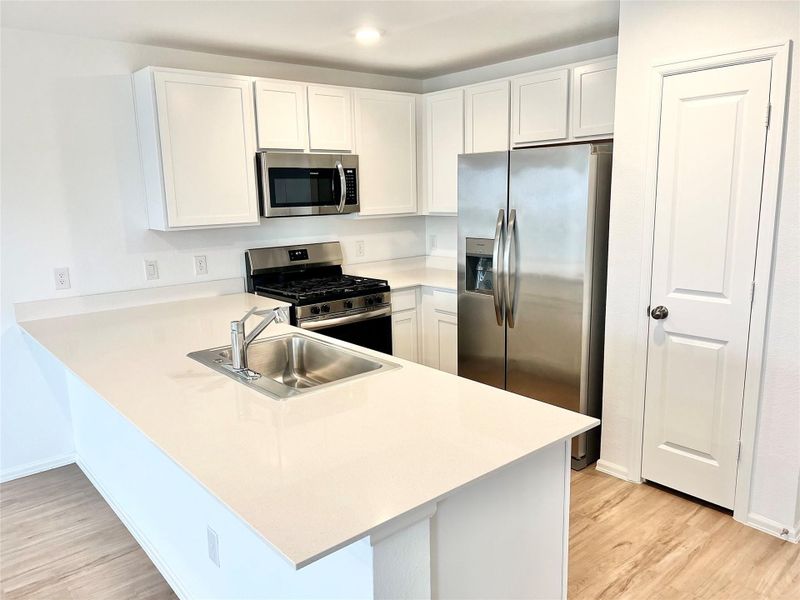 Furnished interior view inside a new home in Tavola: Cottage Collection, New Caney (Image 8).