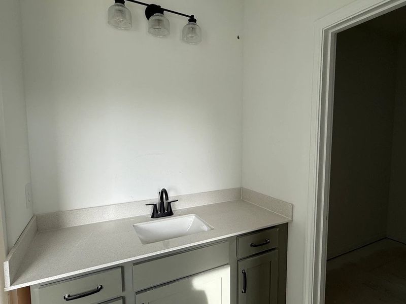 Primary Bath featuring the AW Collection® Rosemary - Organic textures meet bold design.