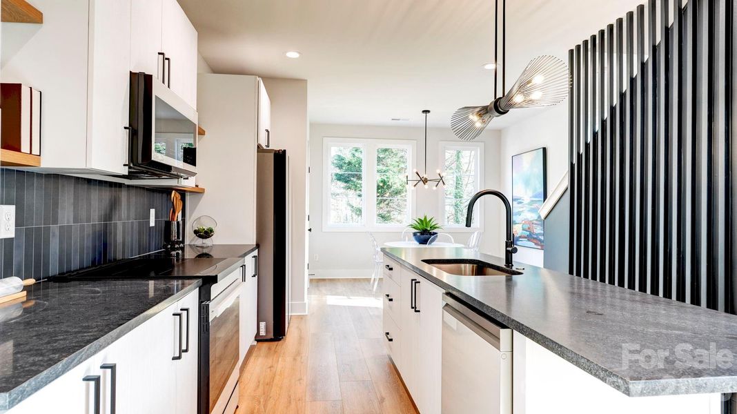 Kitchen from staged model.
