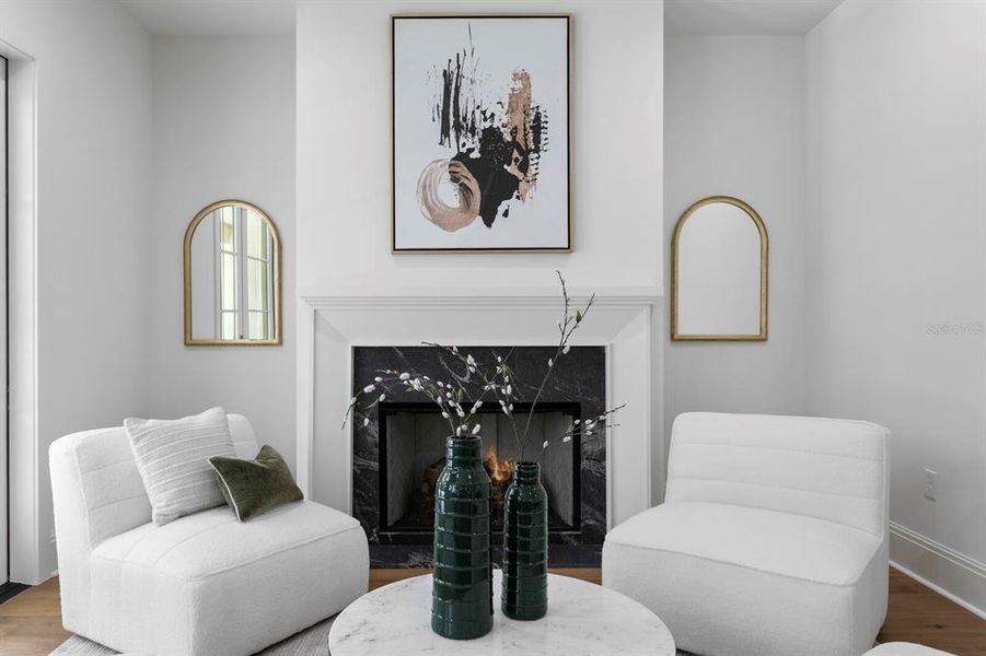 Furnished interior view inside a new home in , Tampa (Image 38). Furnished interior view inside a new home in , Tampa (Image 38).