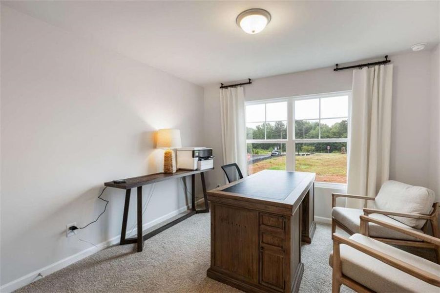 Furnished interior view inside a new home in , Conyers (Image 25). Furnished interior view inside a new home in , Conyers (Image 25).