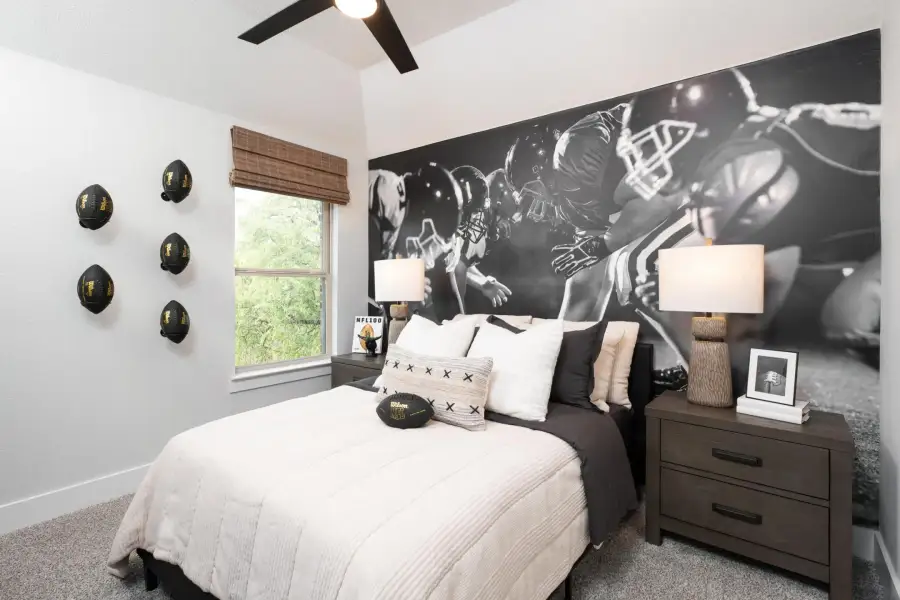 Furnished interior view inside a new home in Union Park, Little Elm (Image 10).