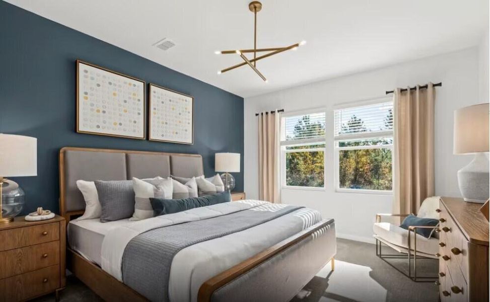 Furnished interior view inside a new home in Bradford Pointe, Summerville (Image 9).