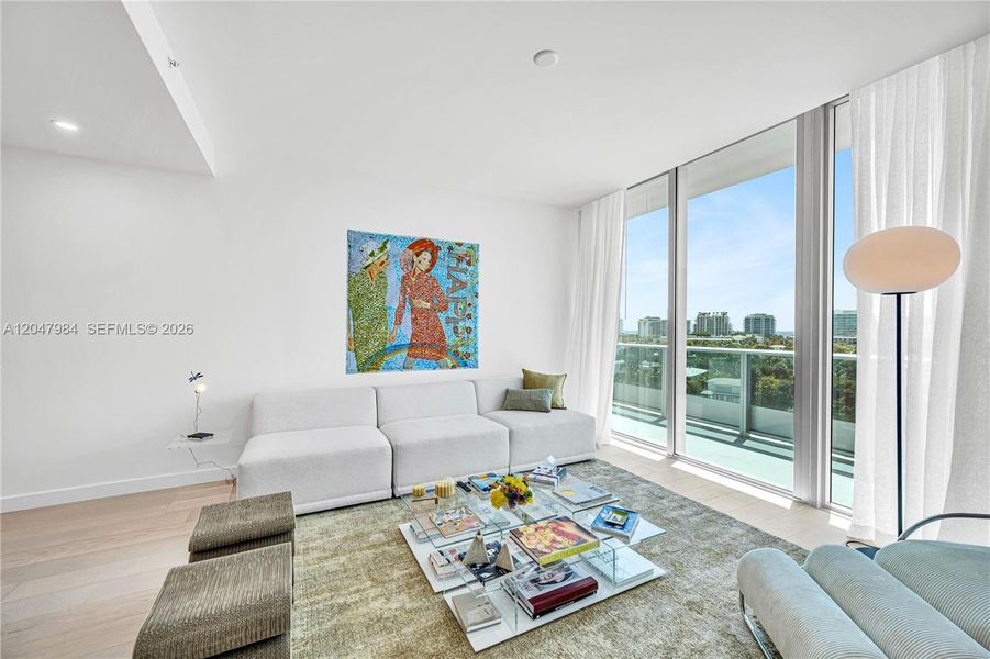 Furnished interior view inside a new home in , Bay Harbor Islands (Image 17).