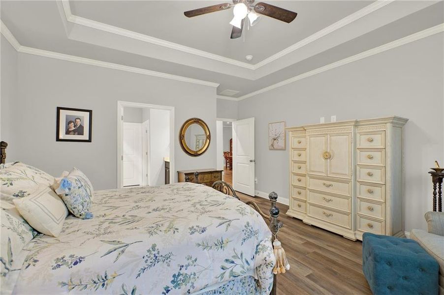 Furnished interior view inside a new home in , Flowery Branch (Image 12).